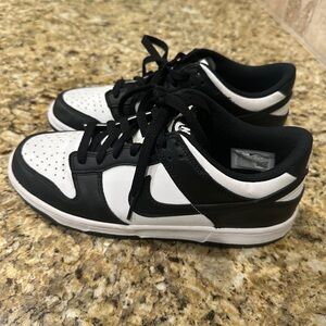 Nike Kids Black and White Sneakers